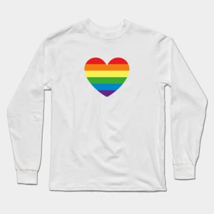 LGBT | Gay Pride Rainbow Heart Long Sleeve T-Shirt